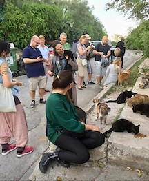 For our home page a photo of people on one of our cat tours