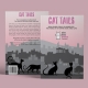 Ο επιβλητικός σχεδιασμός του εξωφύλλου του βιβλίου Cat Tails με ιστορίες για γάτες